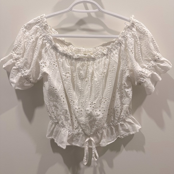 Off the shoulder crop top - Picture 1 of 2